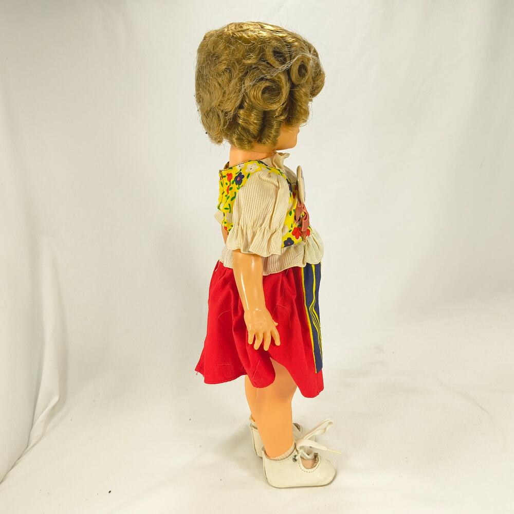 Vintage Shirley Temple Red Dress Doll 1970 - Picture 4 of 7